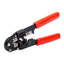 Кримпер многофункциональный со встроенным модулем для обжима RJ-45 КВТ