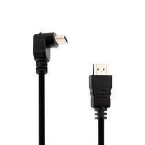 Кабель HDMI - HDMI 1,4, 1,5м, Gold, угловой, PROconnect
