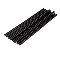Стержни клеевые Ø7мм, 200мм, черные (10 шт/уп), хедер REXANT