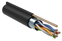 ITK Витая пара F/UTP кат.5E 4х2х24AWG LDPE трос 1,2мм (305м) IEK