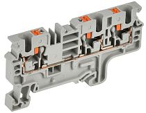 Колодка клеммная CP-MC 3 вывода 4мм2 серая  IEK
