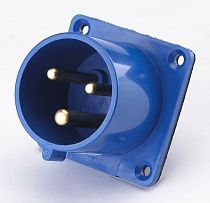 Вилка 623 скрытая 2Р+РЕ 32А 220В IP44  TDM