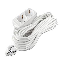 Удлинитель бытовой 3500 Вт 16А IP20 2 гнезда ПВС с заземлением 10м Союз