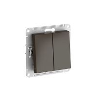 AtlasDesign Мокко Переключатель 2-кл., сх.6/2, 10АХ, мех., быстрозажим. клемм