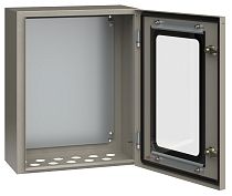 Корпус металлический ЩМП-2-0 У2 IP54 с прозрачной дверцей  IEK