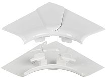 DLP Угол внутренний изменяемый для кабель-канала 80х50мм (80-100град) белый