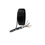 Кабель витая пара ЭРА F/UTP Cat5e 4x2x24 AWG CU PE + ТРОС 305 метров Кабель витая пара ЭРА F/UTP Cat5e 4x2x24 AWG CU PE + ТРОС 305 метров