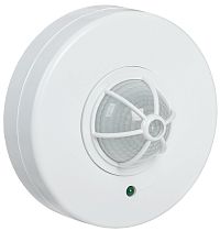 Датчик движения ИК потолочный 1100w 360град. 6м IP33 белый IEK Датчик движения ИК потолочный 1100w 360град. 6м IP33 белый IEK