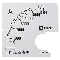 Шкала сменная для A721 5000/5А-1,5 EKF PROxima Шкала сменная для A721 5000/5А-1,5 EKF PROxima