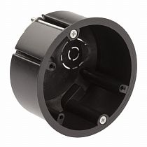 Коробка монтажная IP20 ЭРА D73x45мм, для полых стен, саморезы, металлические лапки (чёрный) Коробка монтажная IP20 ЭРА D73x45мм, для полых стен, саморезы, металлические лапки (чёрный)
