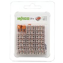 Клеммы WAGO 221-413/20 в блистерной упаковке 20шт Клеммы WAGO 221-413/20 в блистерной упаковке 20шт