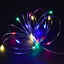 LIGHTING Гирлянда роса 2м 20 светодиодов RGBY IP20 прозрачный шнур 0,3м 2АА IEK LIGHTING Гирлянда роса 2м 20 светодиодов RGBY IP20 прозрачный шнур 0,3м 2АА IEK