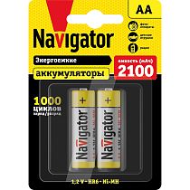 Аккумулятор Navigator NHR-2100-HR6-BP2 (блистер 2шт) Аккумулятор Navigator NHR-2100-HR6-BP2 (блистер 2шт)