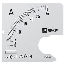Шкала сменная для A961 25/5А-1,5 EKF PROxima Шкала сменная для A961 25/5А-1,5 EKF PROxima