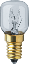 Лампа накаливания Navigator NI-T25-15-230-E14-CL (для духовых шкафов) Лампа накаливания Navigator NI-T25-15-230-E14-CL (для духовых шкафов)