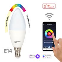 Умная лампа EKF Connect 5W WIFI RGBW E14 Умная лампа EKF Connect 5W WIFI RGBW E14