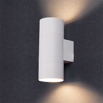 Светильник фасадный GWL-2MR16-M-IP20 Круглый белый General Lighting Systems Светильник фасадный GWL-2MR16-M-IP20 Круглый белый General Lighting Systems