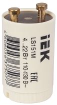Стартер LS151M 4...22Вт 110-130В IEK Стартер LS151M 4...22Вт 110-130В IEK