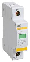 Ограничитель перенапряжения однополюсный ОПС1-C IEK Ограничитель перенапряжения однополюсный ОПС1-C IEK