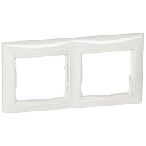 VALENA DIY Рамка 2-местная белый VALENA DIY Рамка 2-местная белый