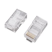 Разъем UTP RJ-45(8P-8C) CAT 5e REXANT Разъем UTP RJ-45(8P-8C) CAT 5e REXANT