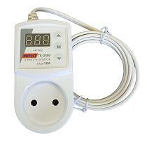 Терморегулятор в розетку DEVOLT TR-2500, датчик 3м Терморегулятор в розетку DEVOLT TR-2500, датчик 3м