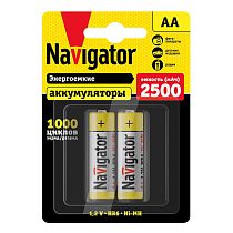 Аккумулятор Navigator NHR-2500-HR6-BP2 (блистер 2шт) Аккумулятор Navigator NHR-2500-HR6-BP2 (блистер 2шт)