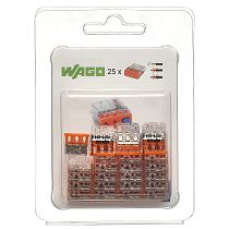 Клеммы WAGO 2273-203/25 в блистерной упаковке 25шт Клеммы WAGO 2273-203/25 в блистерной упаковке 25шт