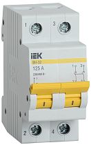 Выключатель нагрузки двухполюсный ВН-32 125А IEK Выключатель нагрузки двухполюсный ВН-32 125А IEK
