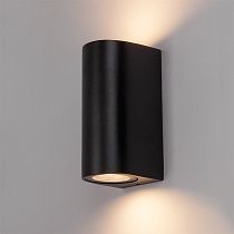 Светильник фасадный GWL-2MR16-GU10-R-IP65 BLACK двойной круглый General Lighting Systems Светильник фасадный GWL-2MR16-GU10-R-IP65 BLACK двойной круглый General Lighting Systems
