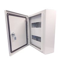 Корпус металлический PROFI IP-54 ЩРН-24 - (330х300х120) DIRECT ELECTRIC Корпус металлический PROFI IP-54 ЩРН-24 - (330х300х120) DIRECT ELECTRIC