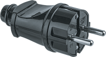 Вилка Navigator NCA-PL02-16A-E-BL прямая с заземлением черная Вилка Navigator NCA-PL02-16A-E-BL прямая с заземлением черная